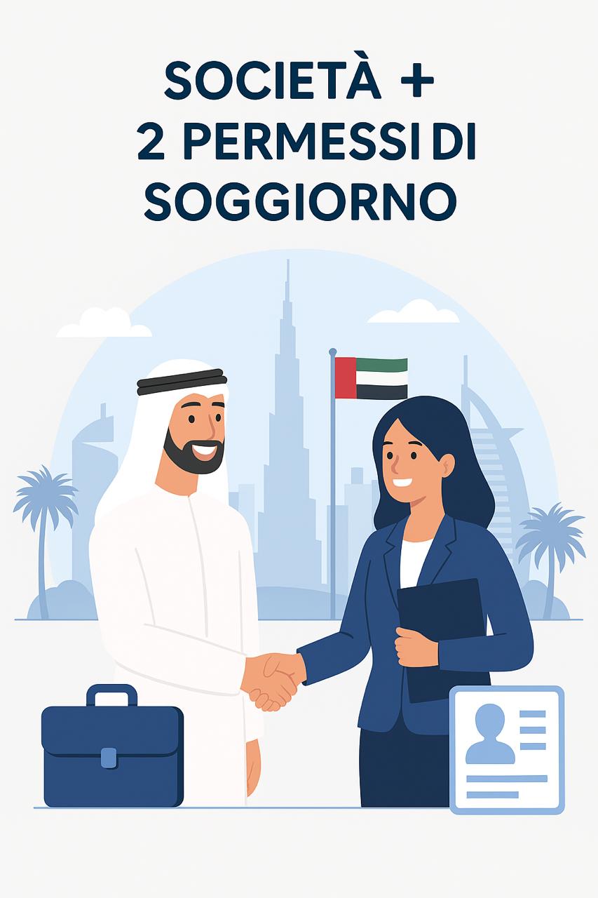 Company Formation in Dubai with Two Residence Permits